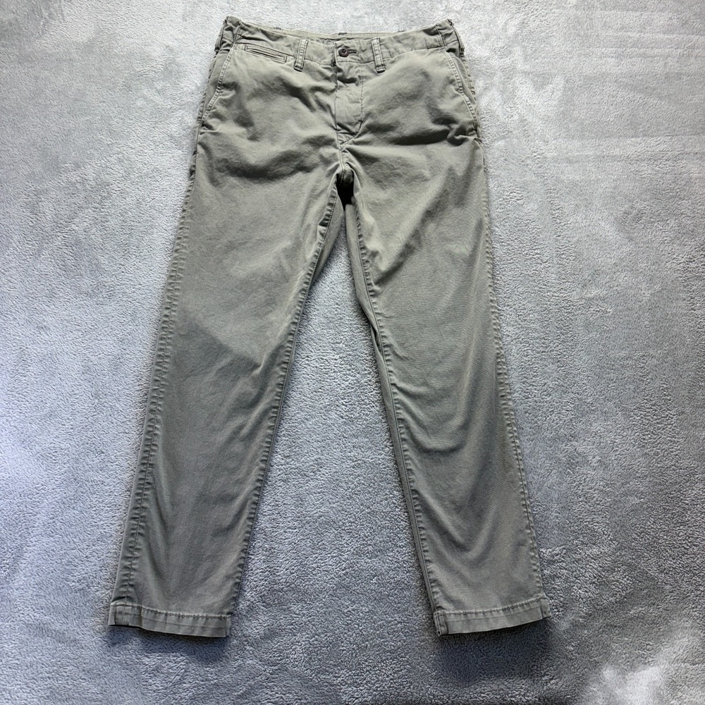 American Eagle Pants Mens 32X32 Green Slim Straight Next Level Flex Twill Preppy